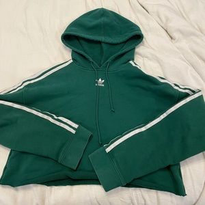 adidas | Tops | Cropped Green Adidas 